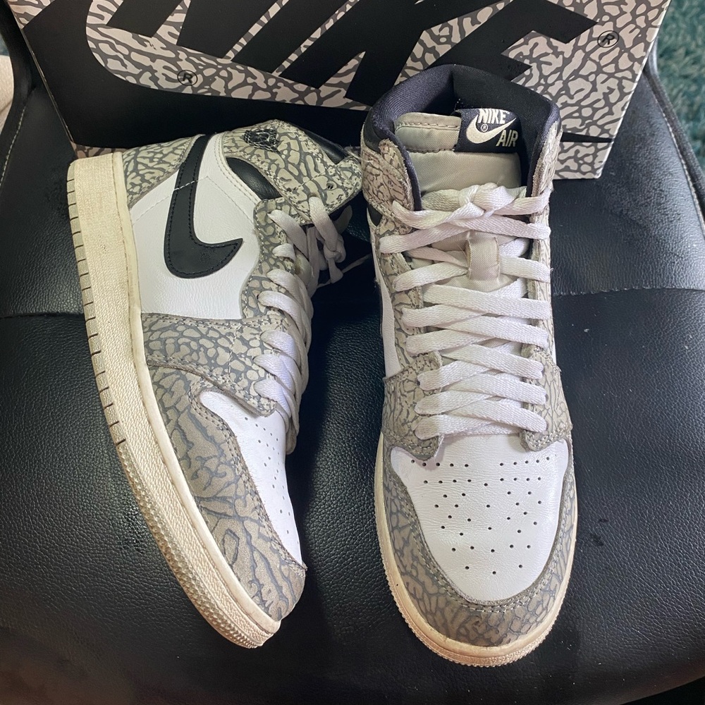 Air Jordan 1 Retro High OG 'White Cement'